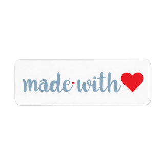 Made with Love Label
