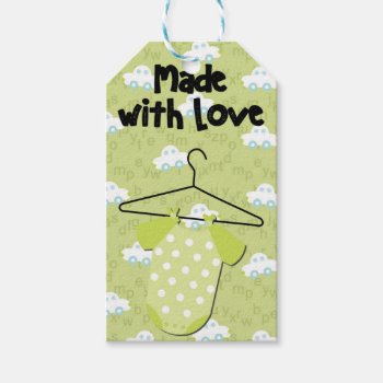 Made With Love Laundry Tags by DigiGraphics4u at Zazzle