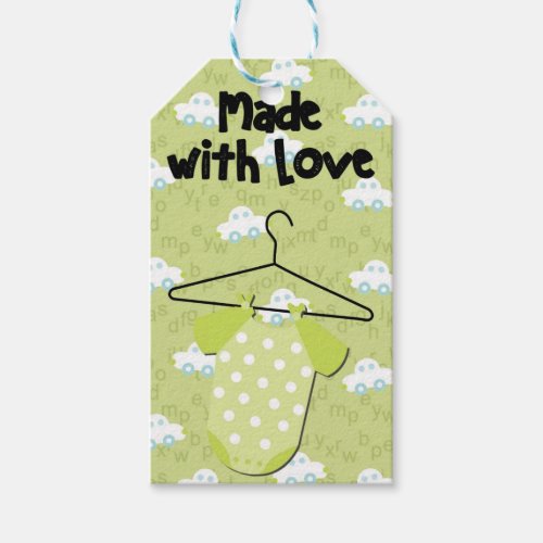 Made with Love Laundry Tags