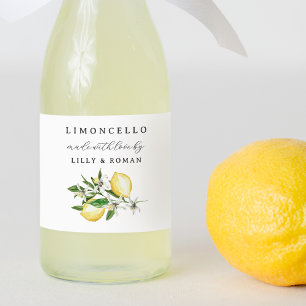 Made with Love Limoncello Bottle Label