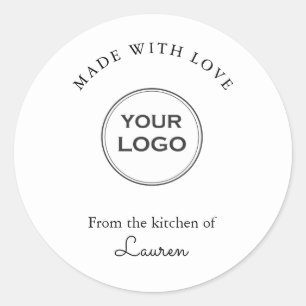 Made with love Personalized Logo sticker