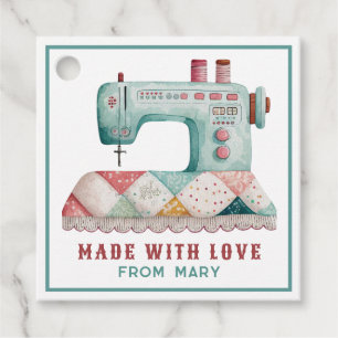 Made with Love   Personalized Sewing Favor Tags