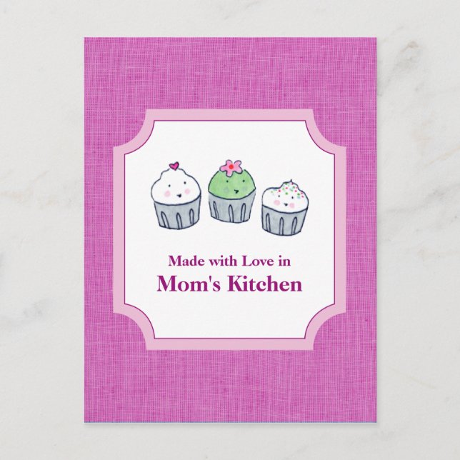 Made with Love Postcard (Front)