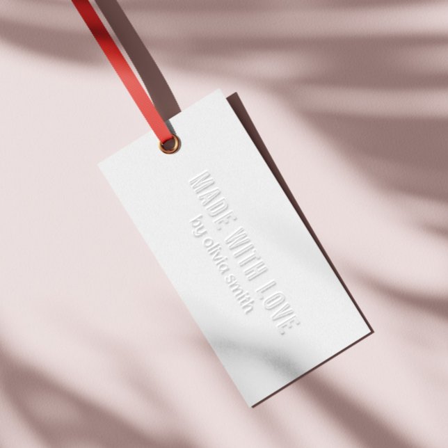 Made With Love Product Tag Embosser (Creator Uploaded)