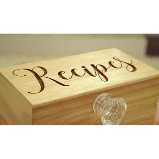 Made with Love Recipe Box (Top)