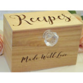 Made with Love Recipe Box (Front)