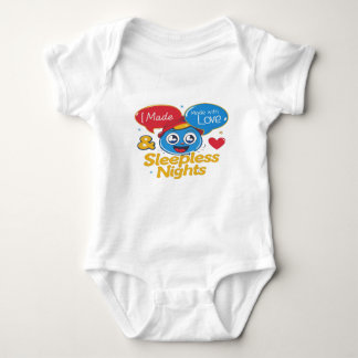 Made with Love & Sleepless Nights Baby Bodysuit
