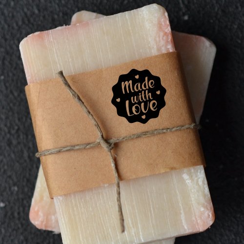 Made With Love Small Business    Rubber Stamp