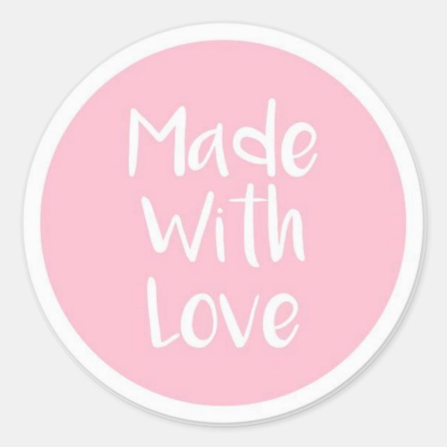 Made With Love Sticker (Front)