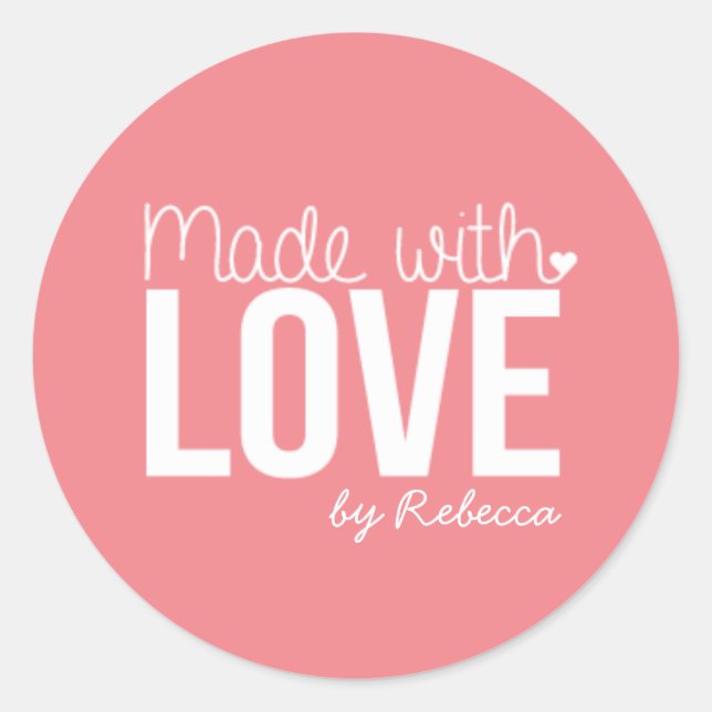 Made With Love Sticker (Front)