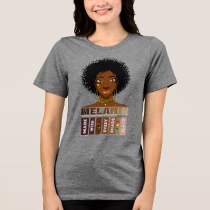 Made With Melanin Every Shade Slays Tri-Blend Shirt