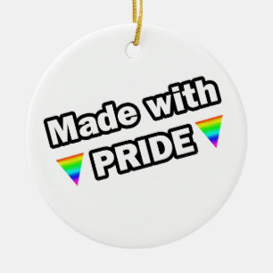 Made with Pride Ceramic Ornament