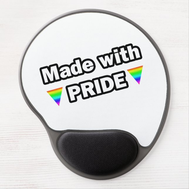 Made with Pride Gel Mouse Pad (Front)