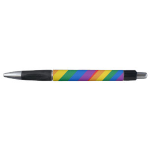 Made With Pride Rainbow Heart Custom Modern Pen
