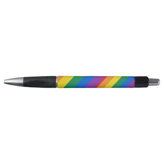Made With Pride Rainbow Heart Custom Modern  Pen (Front)