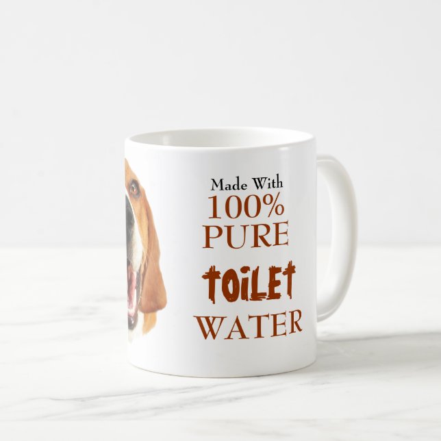 Made With Pure Toilet Water Coffee Mug (Front Right)