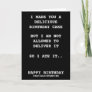Made You A Birthday Cake Social Distancing Humor Card