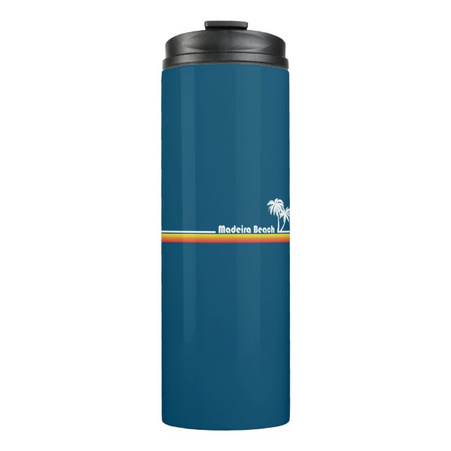 Madeira Beach Florida Thermal Tumbler (Front)