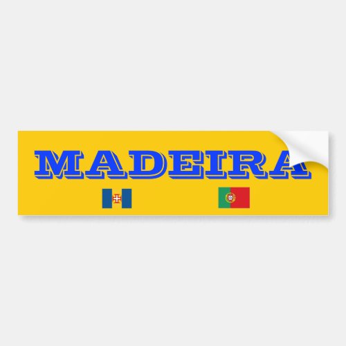 Madeira Bumper Sticker