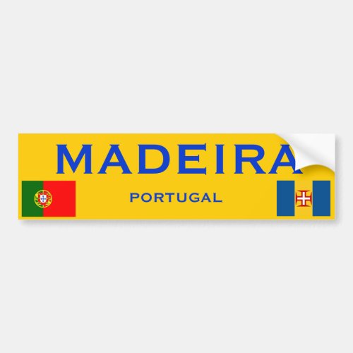 Madeira Bumper Sticker