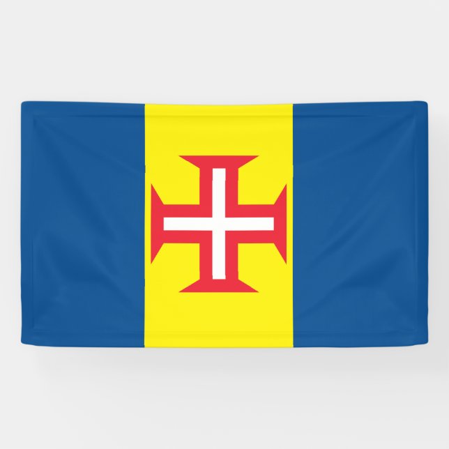 Madeira Flag Banner (Horizontal)