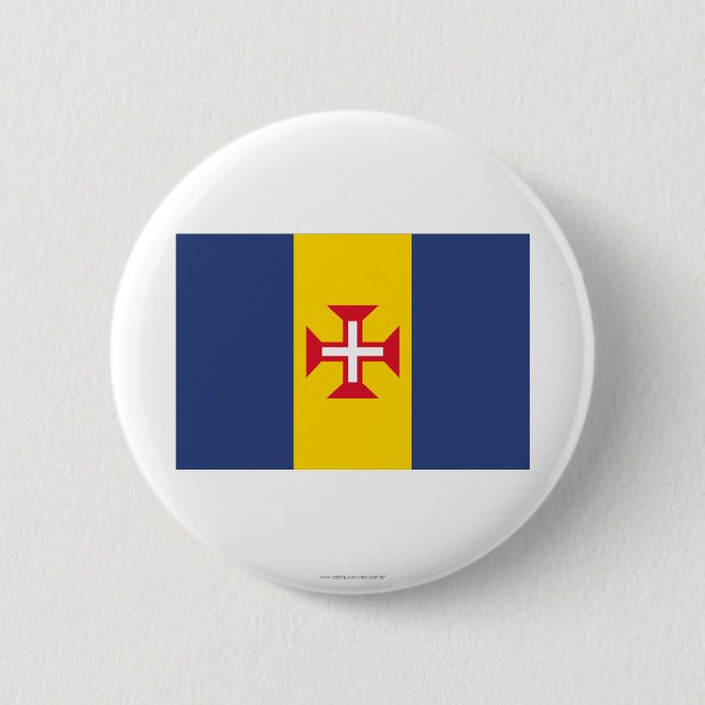Madeira Flag Button (Front)