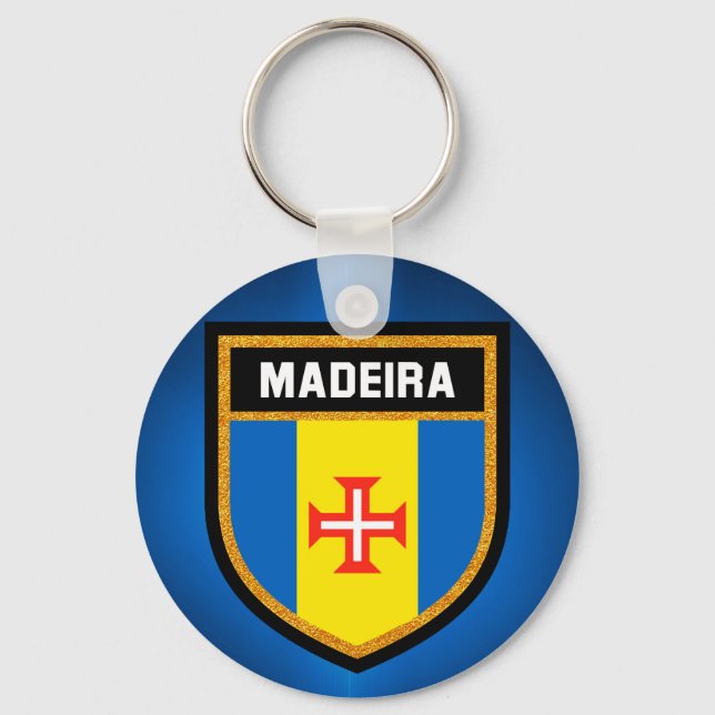 Madeira Flag Keychain (Front)