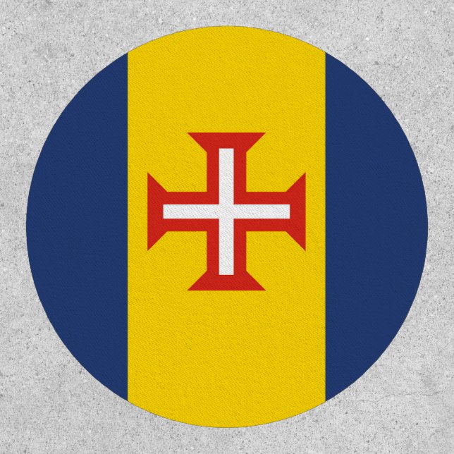 Madeira flag Portugal province symbol cross Patch (Front)