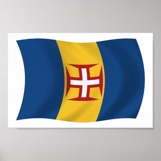 Madeira Flag Poster Print (Front)