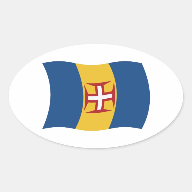 Madeira Flag Sticker (Front)