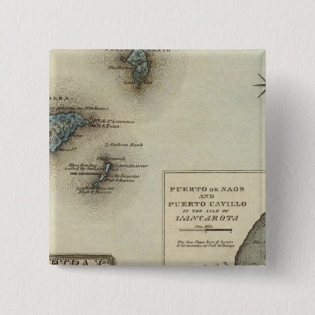 Madeira Ids Pinback Button (Front)