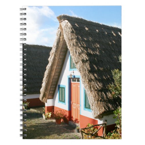 Madeira Island photo with Santanas Typical Houses Notebook