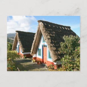 Madeira Island photo with Santana's Typical Houses Postcard