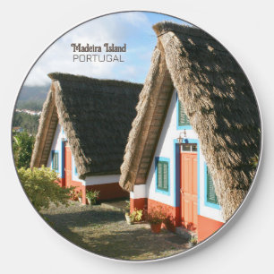 Madeira Island photo with Typical Houses, Portugal Wireless Charger