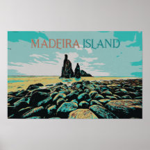 Madeira Island ribeira da Janela beach, Portugal