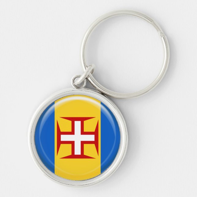 Madeira islands flag keychain (Front)