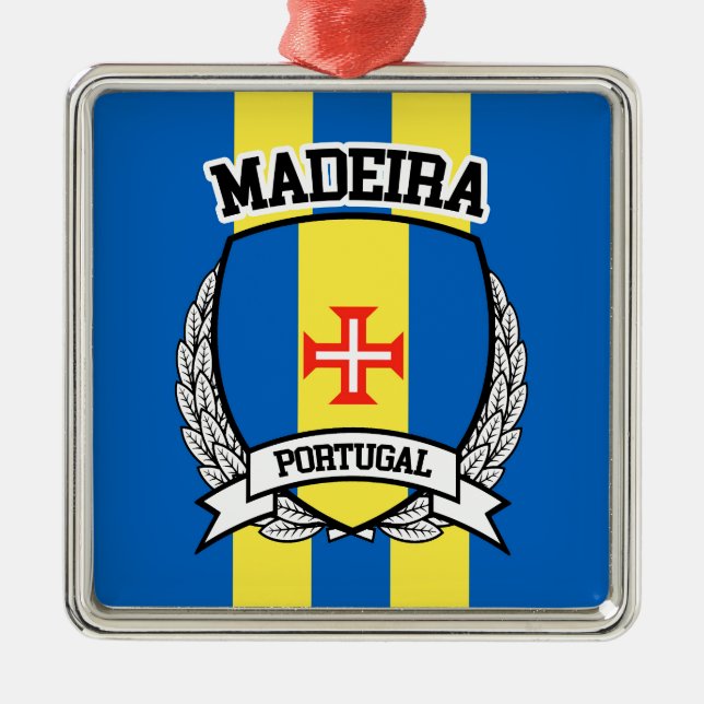 Madeira Metal Ornament (Front)