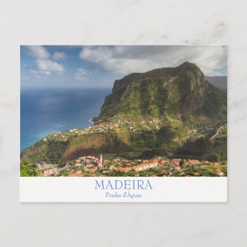 Madeira _ Penha dAguia postcard with text