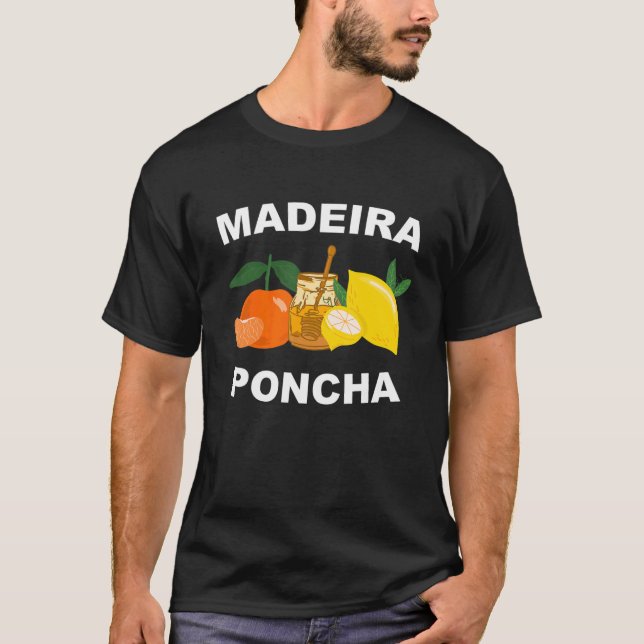 Madeira Poncha Drink Traditional with Ingredients T-Shirt (Front)