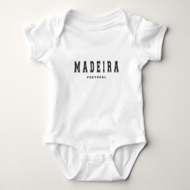Madeira Portugal Baby Bodysuit (Front)