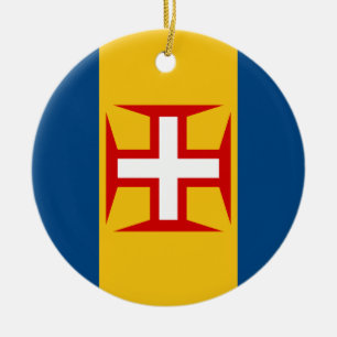 Madeira (Portugal) Flag Ceramic Ornament