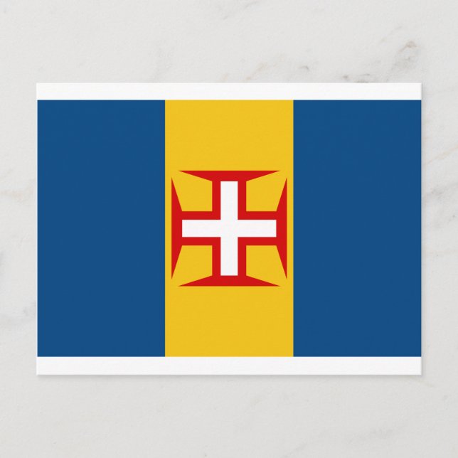 Madeira (Portugal) Flag Postcard (Front)