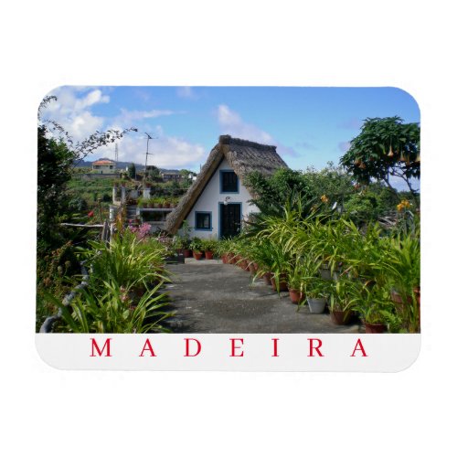 Madeira Santana traditional house fridge magnet