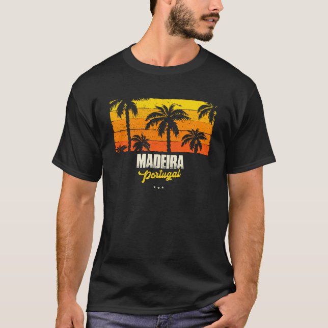 Madeira Souvenir  Portugal Reminder T-Shirt (Front)