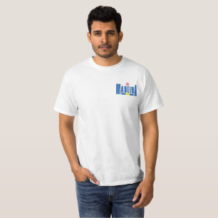 Madeira Text and Flag Colors T-Shirt