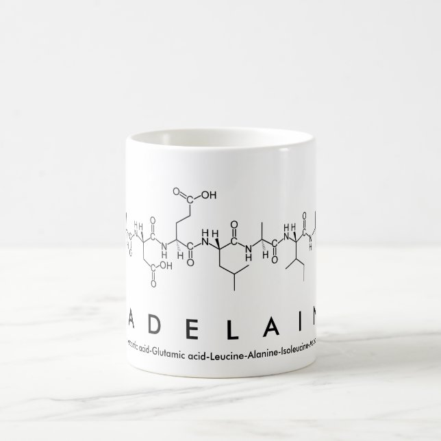 Madelaine peptide name mug (Center)