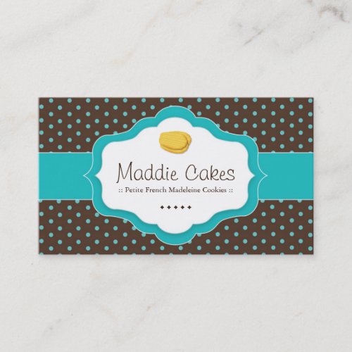 Madeleine Cookies Business Cards