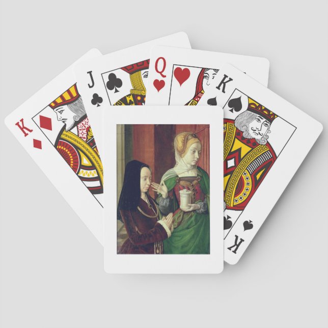 Madeleine of Bourgogne presented by St. Mary Magda Poker Cards (Back)