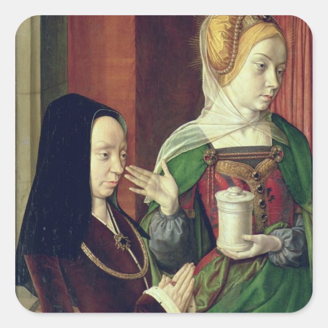 Madeleine of Bourgogne presented by St. Mary Magda Square Sticker (Front)
