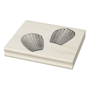 Madeleines French Food Pastry Cakes Pâtisserie Rubber Stamp